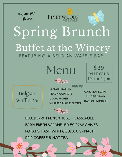 Spring Brunch Buffet At The Winery